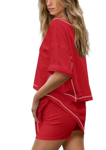 SENSERISE Womens Workout Sets Skort Sets 2 Piece Outfits Golf Clothes Crop Tops and Skirts with Shorts & Pockets4