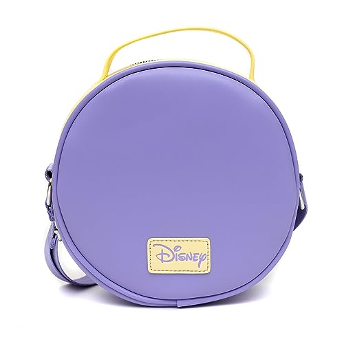 Disney Bag, Crossbody, Round, The Muppets Miss Piggy Face Character Close Up, Lavender, Vegan Leather3