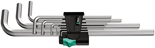 Wera, 950 L/9 Sm N Assortimento Di Chiavi A L, Metriche, Cromate, 9 Pezzi