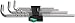 Produktbild Wera 950 L/9 SM N Winkelschlüsselsatz, metrisch, gestellverchromt, 9-teilig, 05021909001