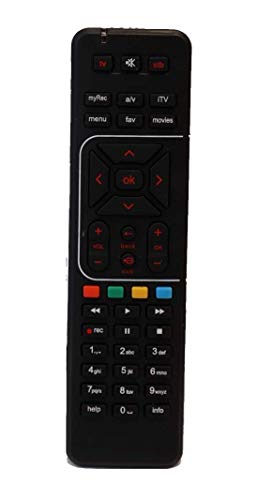 Image of Original Remote Control Compatible with Airtel Digital DTH, Black, Button Control, No Programming Required,