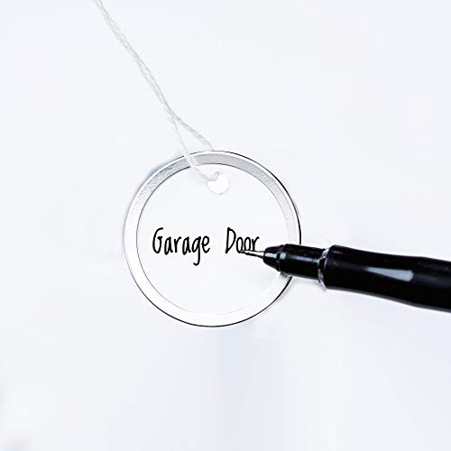 Avery Metal Rim Key Tags, 1.25" Diameter Tag, Includes Strings, White, 500 Tags (14313) #TOP6