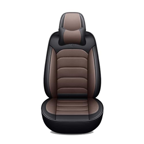 Coprisedile Auto per Seat Leon 【Materiale di alta qualità】 Il rivestimento del sedile in pelle di alta qualità non solo migliora la sensazione al tatto, ma protegge anche il sedile originale dai danni, con una buona resilienza per offrirti il massimo comfort durante la guida.
