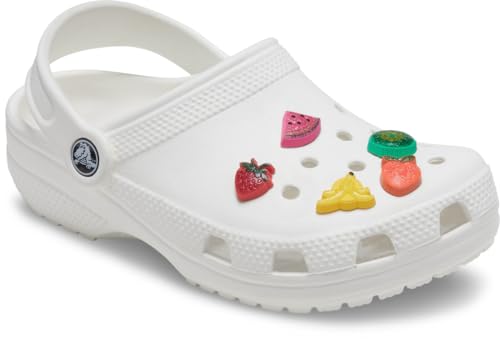 Image of Crocs Polyvinyl Chloride Sparkle Glitter Fruits 5 Pack, Multi