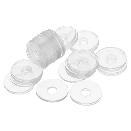 HEALEEP 50pezzi Rondelle in Vinile Per Viti Guarnizioni Di Tenuta Piatte Di Rondelle Anti-allentamento Per Maniglie Doccia e Fissaggi