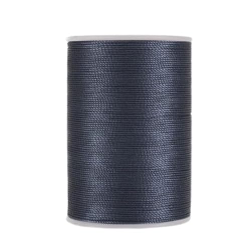 蝋引き糸 ワックスコード レザークラフト 手縫い糸 大容量 0.35 / 0.45 / 0.55mm ほつれない (ブラック, 0.45㎜)（Amazon）