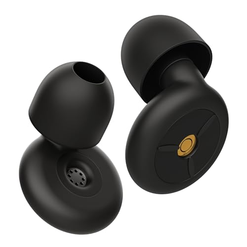 Waabose Ear Plugs for Sleep, Comfy and Reusable Earplug for Hearing Protection, Silicone Ear Plugs for Sleeping, Noise Cancelling, Concerts, Flight Travel, Work and Nightlife with 6 Tips(S/M/L)