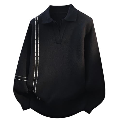 Pull de Noël homme col V idéal pour les soirées chic en famille