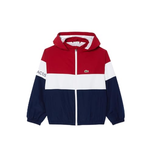Lacoste Taffeta Full Zip Hoodied Jacket