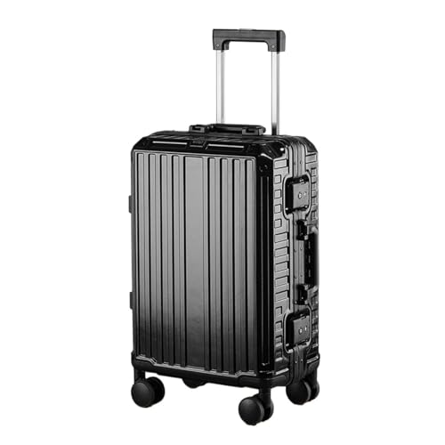 Suitcases Luggage Unisex Trolley Case Large Capacity Universal Wheel Password Travel Boarding Suitcase Suitcases With Wheels(Black,24IN)