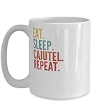 Cajutel Crypto, Eat Sleep Cajutel Repeat Mug 15oz, white
