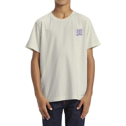 T-Shirt DC Shoes Mid Century Enfant 12 ans M Blanc vêtement de skate