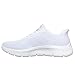 Skechers Women's Go Walk Flex Azriel Hands Free Slip-Ins Sneaker, White/Silver, 9