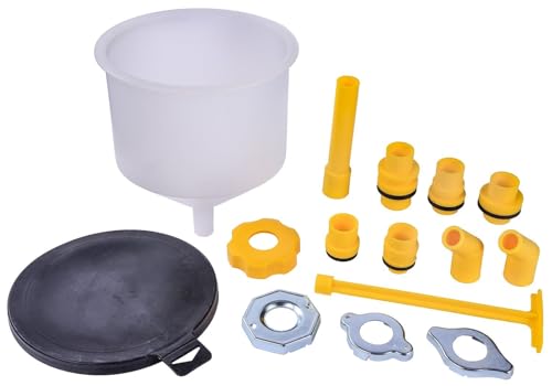 JEGS 51220 No Spill Coolant Filling Funnel Kit Prevents...