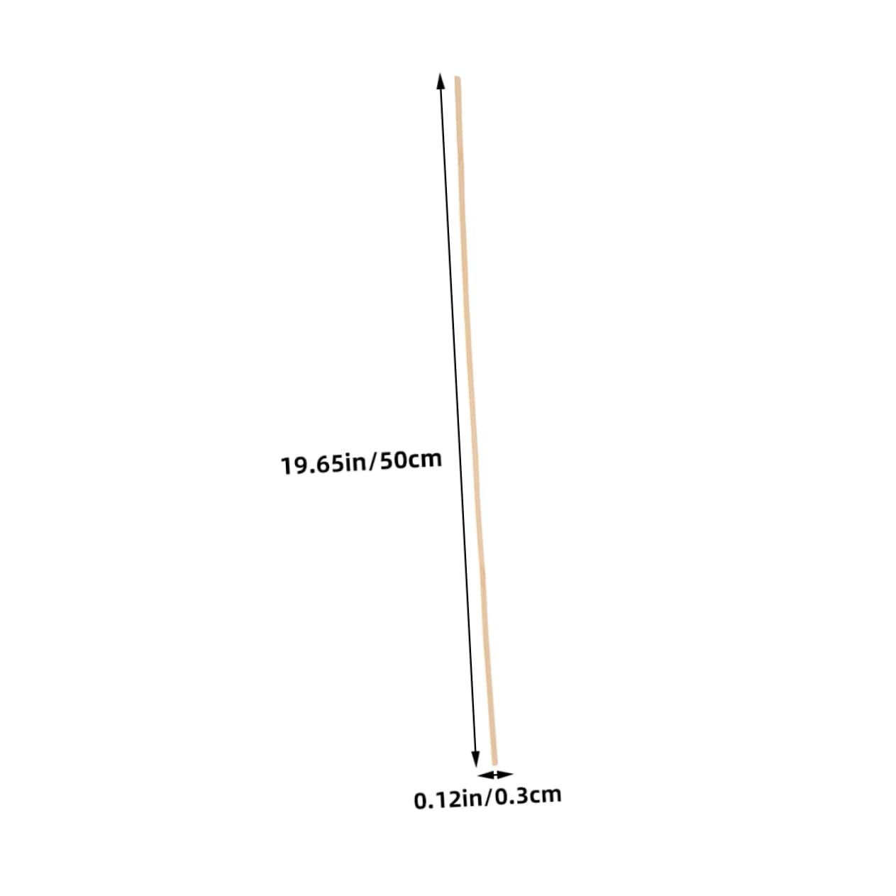 VILLCASE 20pcs Dowels for Kite Making Thin Rods Wood Kite Support Sticks Dowel Rods Sticks for Children's Kite-Making DIY Kite Crafting