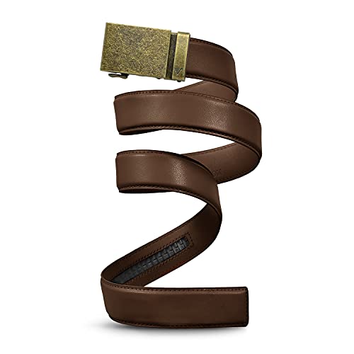 Image of Mission Belt Men's Leather Ratchet Belt, 40mm Metal Collection