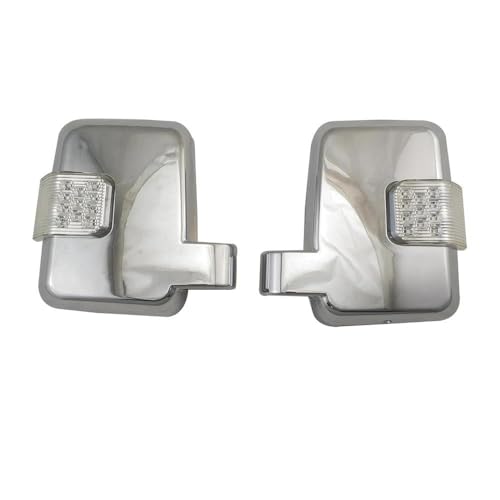 Couvercle de miroir de porte ABS chromé avec LED pour Toyota Land Cruiser FJ70 FJ76 LC76