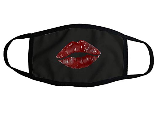 Preisvergleich Produktbild Mundschutz Nano-Technologie Atemschutzmaske Gesichtsmaske Waschbar Behelfsmaske (08 - Schwarz Mund)