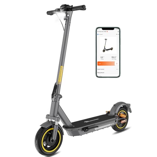 EVERCROSS EV10S MAX Elektroroller mit Straßenzulassung (ABE), Faltbarer E Scooter für Erwachsene - mit APP, 500W Motor, 80-150KM Reichweite, Max.20 km/h, 10 Vakuumreifen mit Gelschicht