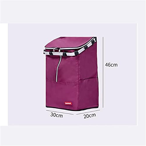 Einkaufstrolley,Einkaufstrolley klappbar Shoppingwagen Falten Einkaufswagen 3-Gang Teleskop Shopping Trolley… – Bild 4