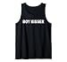 Boy Kisser Bold Minimal Text Design Tank Top