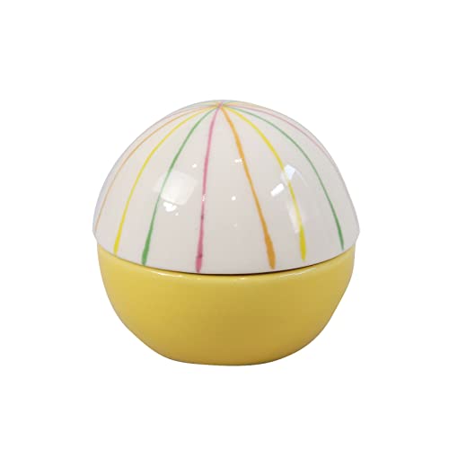 小鉢 小皿 器 手まり型 珍味入 黄 単品