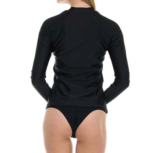 Hurley Rash Guard for Women Full Zip, Zip Up Long Sleeve Swim Shirts for Women, Surfing Top UPF 50+ SPF Sun & UV Protection4