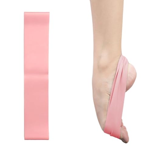 UEIOAVL Fasce elastiche per il balletto, 1 fascia elastica per il collo del piede in lattice (rosa)