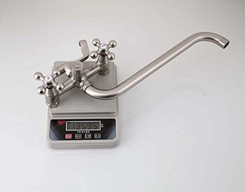 Robinet de douche long de 36 cm résistant à la rouille pour cabine étroite
