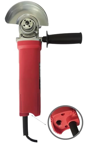 Image of Inditrust Dumdaar Angle Grinder Set, 950W, 100mm Wheel Diameter, With 1Pair Gloves and 11pc Multi type wheel Combo Angle Grinder (Red)