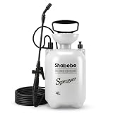 Shabebe Pump Garden Sprayer for Rock Glue & Mulch Binder, 4L...