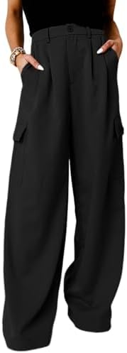 Dokotoo Womens Hiking-pants Wide Leg Workwear Silhouette