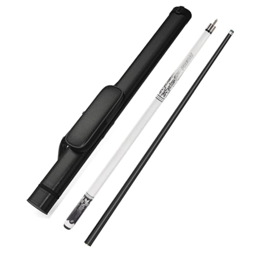 Stecche da Biliardo 148CM, 2 Pezzi In Fibra Di Carbonio 10mm 11,5mm 13mm Punta Snooker Stecca da Biliardo Segnali Di Biliardo A Bassa Deflessione Bastoncini Con Sacca/custodi(Size:13MM,Color:R1+Bag)