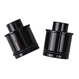 Fahrradnabenadapter für Schnellspanner, 2 Stück, umwandelbar von 12 mm/15 mm Steckachse auf 9 mm...