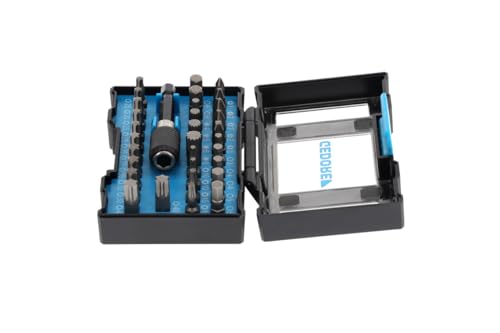 GEDORE Bit-Box Industrie, 32-teilig, Bit-Set mit Bit-Halter und Schraubendrehereinsätzen, 1/4", 6,3 mm, Profi, 666-032-J – Ansicht 2