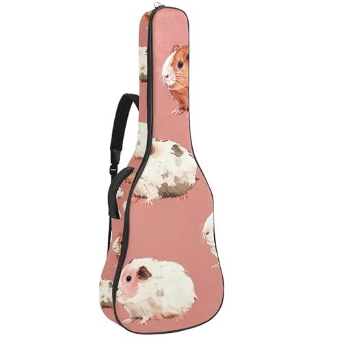 Sac guitare acoustique 109 cm imprimé pour transporter ses partitions