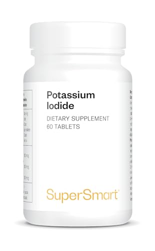 Potassium Iodide - Contribue au Bon Fonctionnement de la Thyroïde - Soutient le Métabolisme et le Système Nerveux - Vegan - Sans Gluten - Supersmart