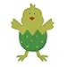 4 fundas de cubiertos de Pascua para pollitos de Pascua Imagen de 4 fundas de cubiertos de Pascua para pollitos de Pascua