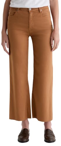 AG Women's Saige Mid Rise Wide Leg Crop2