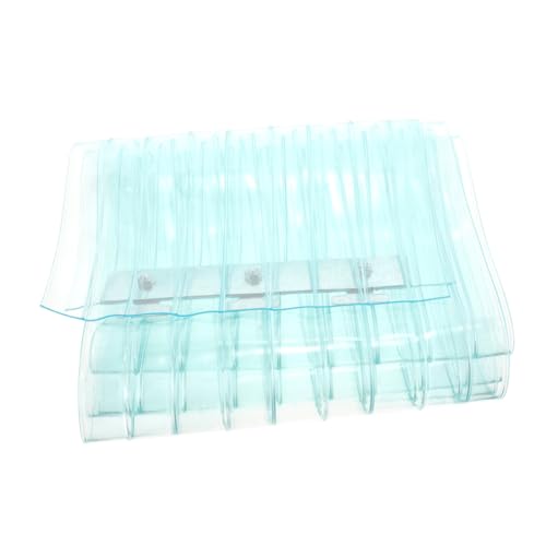 COSMEVIVI Cortina de Tiras PVC para Puerta Resistente y Fácil Instalación Prueba de Viento para Cámaras Frigoríficas Comerciales y Garajes Kit de Cortinas Divisoras