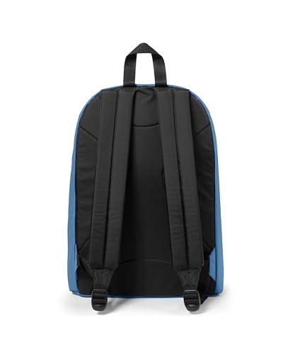 Image of EASTPAK Out Of Office - 31L Backpack with Dual Compartments, 14-inch Laptop Tablet Sleeve, Utility Pocket, Bottle Holder, Aviator Blue