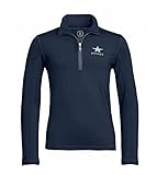 First Layer im Regular Fit, mit sportivem Troyer-Kragen und Logo-Zipper