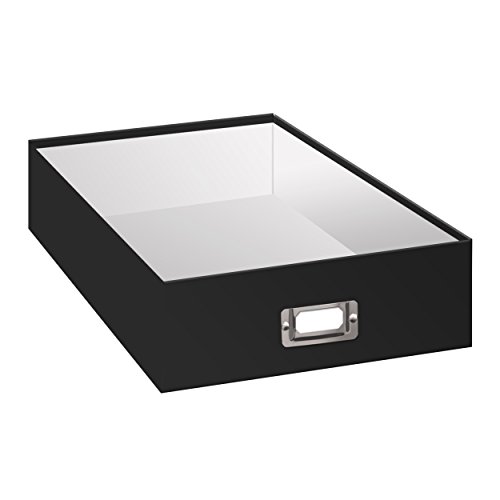 Image of Pioneer Jumbo Scrapbook Storage Box, Black, 14.75 Inch x 13 Inch x 3.75 Inch
