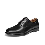 Bruno Marc Men's Classic Leather Dress Shoes Comfort Oxfords Business Formal Lace Up Shoes,Size 10.5,Black,SBOX26007M