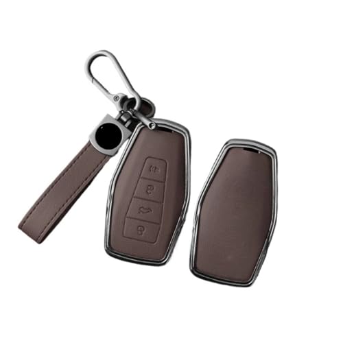BLCAOPS �Ԃ̃L�[�P�[�X Fob �J�o�[�ی�V�F�� �g�� Coolray 2024 X6 Emgrand Global GX7 ���������p(D-brown keyring)