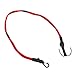 RC Car Traction Rope,1/10 1/8 RC Winch Rope Alloy Hooks Elastic RC Crawler Winch Strap for Roof Luggage 580mm (Red)