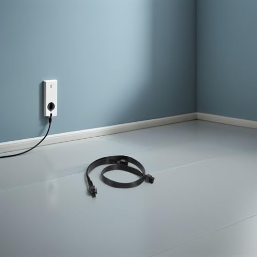 Cable de alimentación PCIe para gestión optimizada de cables internos en fuentes EVGA 5