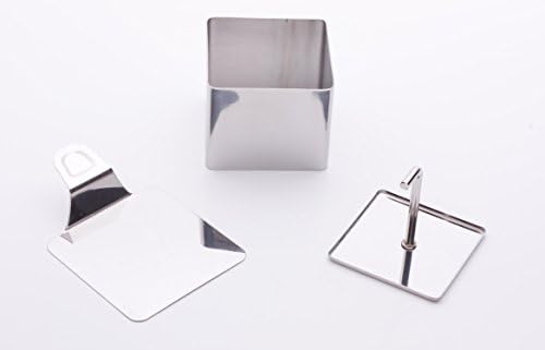 Sushi Tower The Original Kit Add-On Component – 3pc Square Shaped Personal Tower Set - Premium Stainless Steel Sushi Making Set - The Art of Elevated Sushi - Homemade Gourmet Sushi Your Way