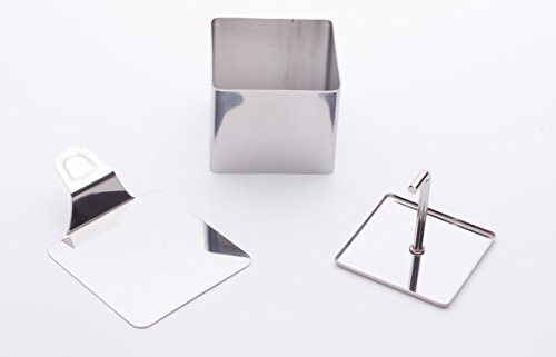 The Original Sushi Stackers Kit – 3 Different Shapes (Square, Triangle, Circle), 3Pc Personal Stackers Sets - Premium Stainless Steel Sushi Making Set - The Art Of Elevated Sushi #TOP2