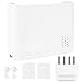 Rzspher Caja Router Pared, Router Rack 29.5 * 21.5 * 6cm, Almacenamiento de Enrutador WiFi Cajas de Pared Para El Router para Sala de Estar de TV de Decoración del Hogar